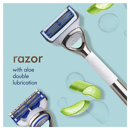 Lưỡi dao cạo râu Gillette Skin Aloe Vera 4 gói 