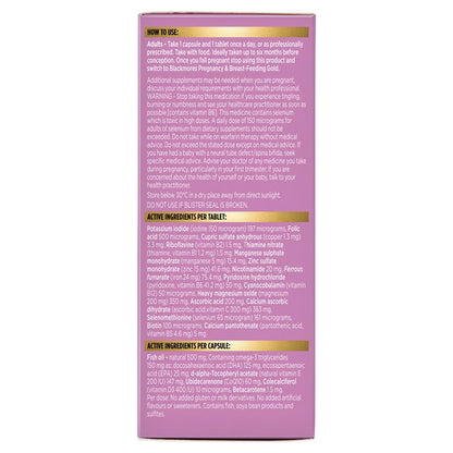 Blackmores Conceive Well Gold Preconception Vitamin 28 Tablets & 28 Capsules