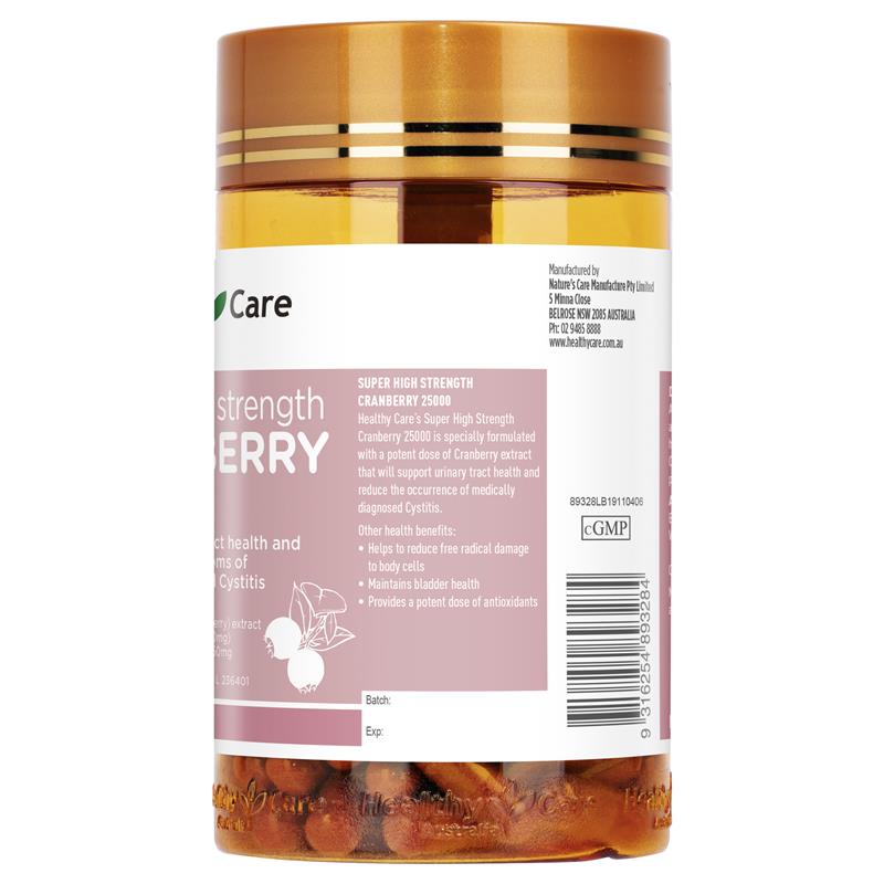 Healthy Care 超级蔓越莓 25000 90 粒胶囊