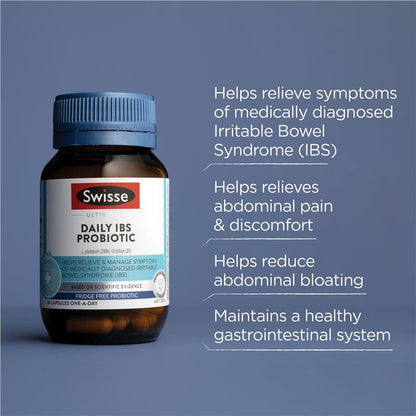 Swisse Ultibiotic 每日 IBS 益生菌 30 粒胶囊