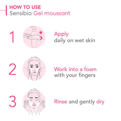 Sữa rửa mặt Bioderma Sensibio Gel Moussant dành cho da nhạy cảm 200ml 