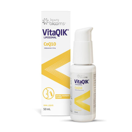 Xịt CoQ10 Liposomal Energy VitaQIK của Henry Blooms 