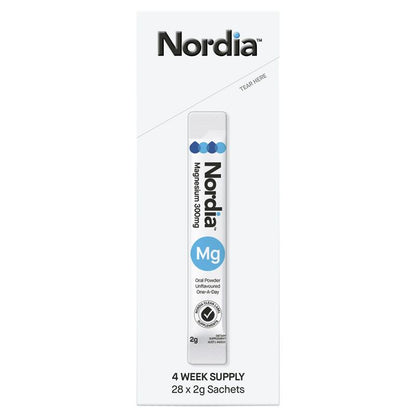 Nordia Magnesium 300mg Powder 28 Sachets