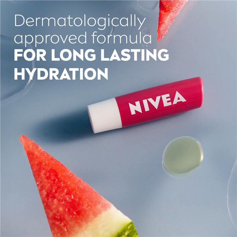 Son dưỡng môi NIVEA Lip Care Watermelon Shine Balm 4.8g 