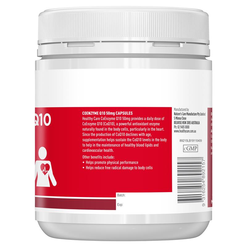 Healthy Care 辅酶Q10 50毫克 200粒胶囊