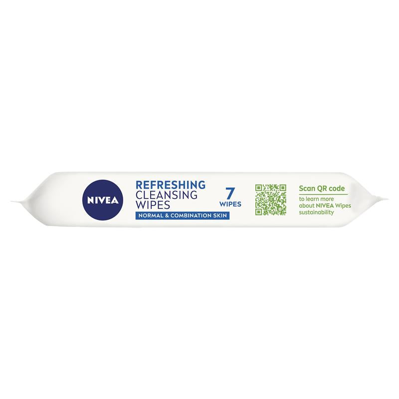 NIVEA Daily Essentials 清爽洁面湿巾 7 片装