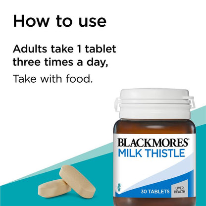 Viên uống bổ gan Blackmores Milk Thistle Liver Health 42 viên 