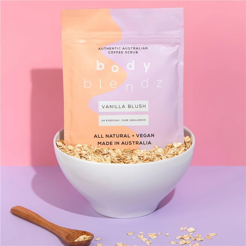 Body Blendz 身体咖啡磨砂膏香草腮红 200g 