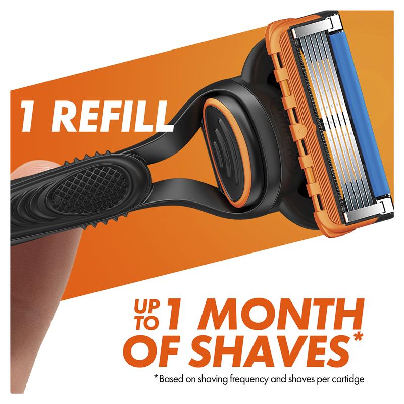 Dao cạo râu Gillette Fusion Manual + 2 lưỡi dao thay thế 