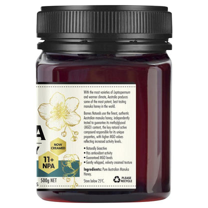 Barnes Naturals Australian Manuka Honey 500g MGO 300+
