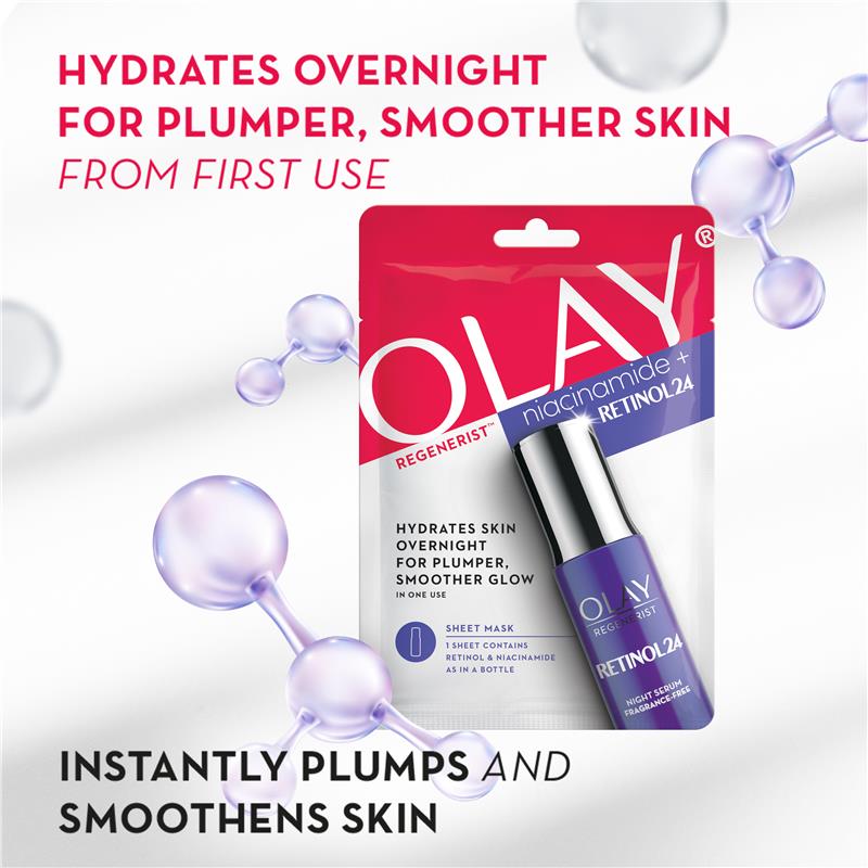 Olay Regenerist Niacinamide + Retinol24 Sheet Mask