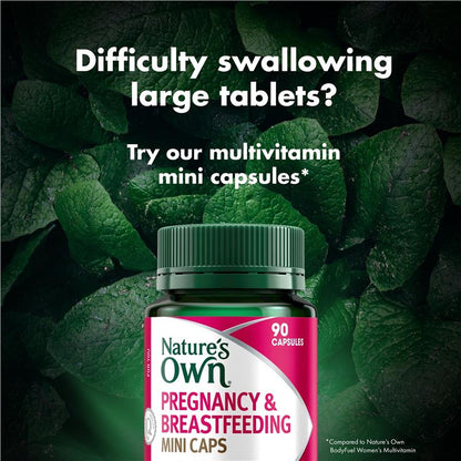 Nature's Own Pregnancy & Breastfeeding 90 Mini Capsules