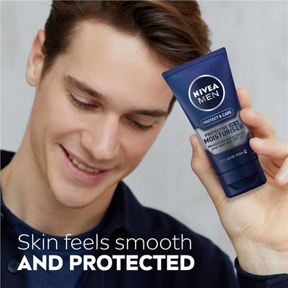 NIVEA MEN Protect & Care Face Moisturiser SPF15 75ml