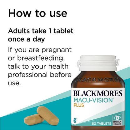 Blackmores Macu Vision Plus 60 Viên 