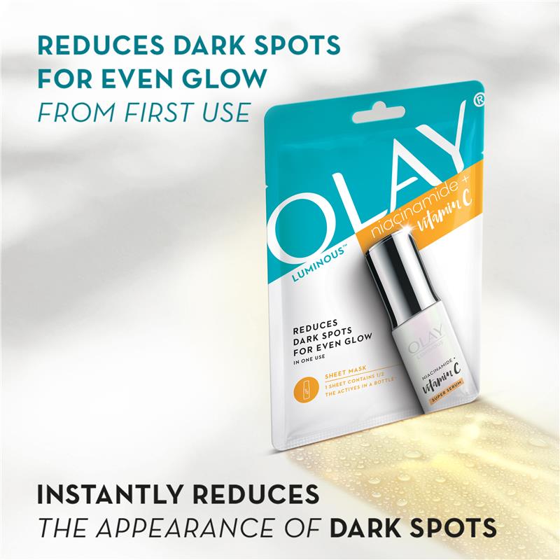 Olay Luminous Niacinamide + Vitamin C Sheet Mask