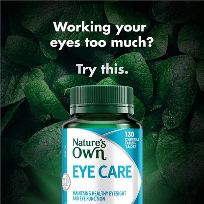 Nature's Own Eye Care 130 Chewable Tablets