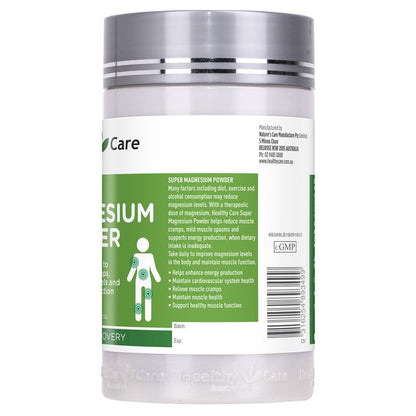 Healthy Care Super Magnesium Powder 200g