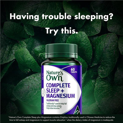 Nature's Own Complete Sleep + Magnesium 30 Tablets