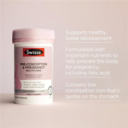 Swisse Ultinatal 孕前及怀孕补充剂 180 粒胶囊
