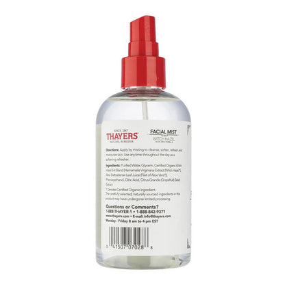 Thayers Unscented Alcohol Free Mist Toner With Witch Hazel Aloe Vera 237ml