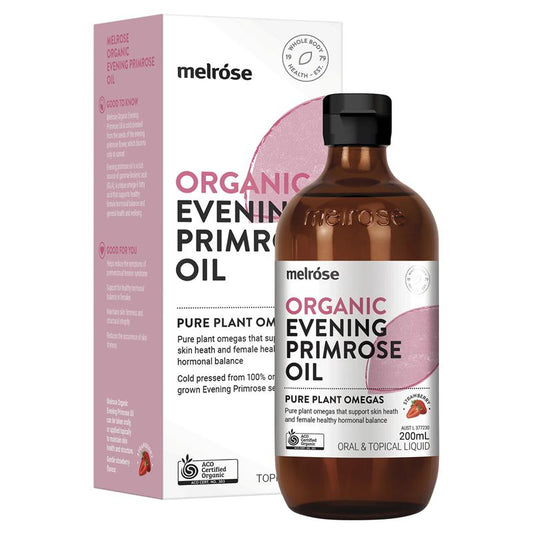 Dầu hoa anh thảo hữu cơ Melrose 200ml 