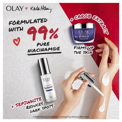 Olay Regenerist Retinol Moisturiser & Niacinamide + Hyaluronic Super Serum Gift Pack