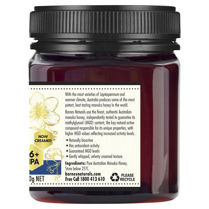 Barnes Naturals Australian Manuka Honey 250g MGO 550+