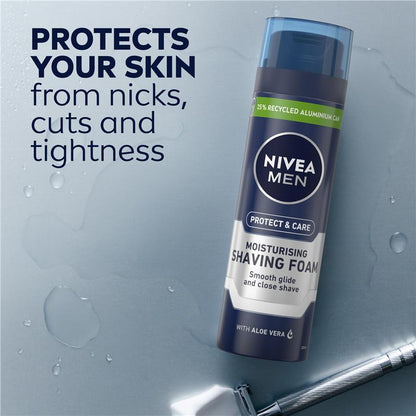 NIVEA MEN Protect & Care Shaving Foam Moisturising 200ml