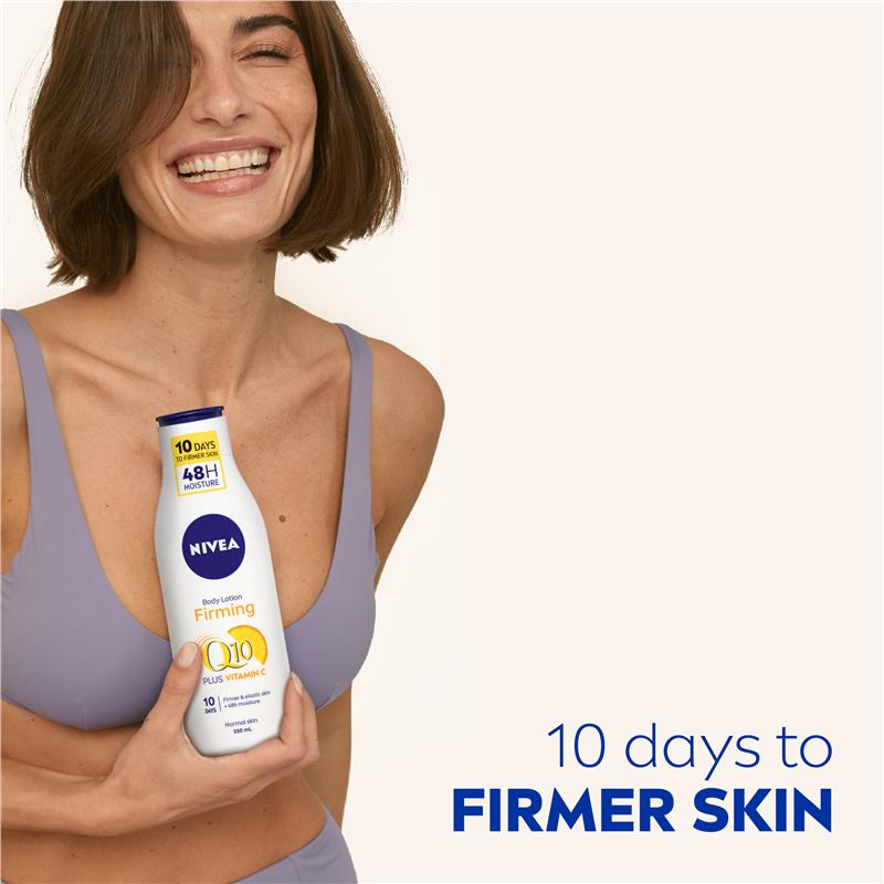 Sữa dưỡng thể săn chắc da NIVEA Q10 + Vitamin C 250mL 