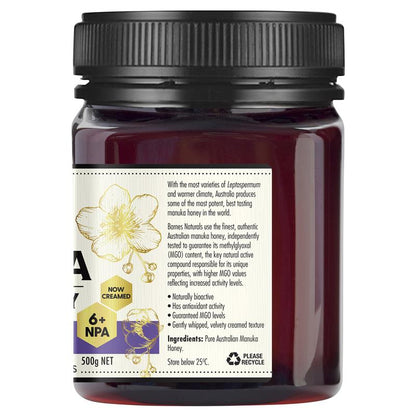 Barnes Naturals Australian Manuka Honey 500g MGO 100+