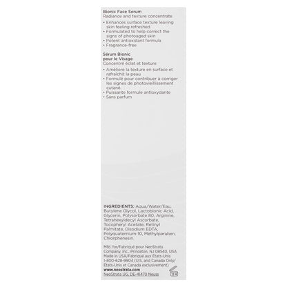 Huyết thanh dưỡng da mặt Neostrata Restore không mùi Bionic 30mL 