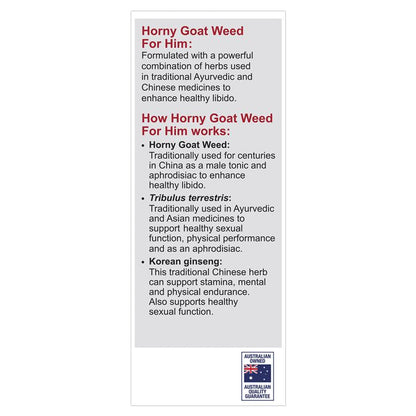 Naturopathica Horny Goat Weed dành cho nam giới 50 viên 