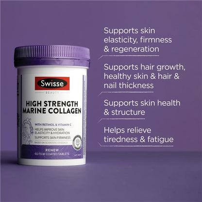 Swisse Beauty High Strength Collagen 60 Tablets