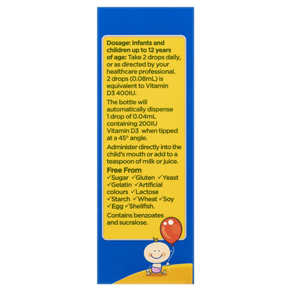 OsteVit-D Vitamin D3 Kids Drops 15ml Liquid