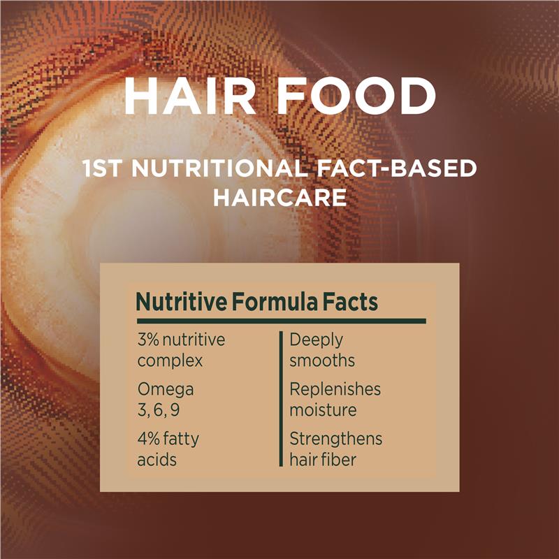Dầu xả Garnier Fructis Hair Food Smoothing Macadamia dành cho tóc hư tổn 350ml 