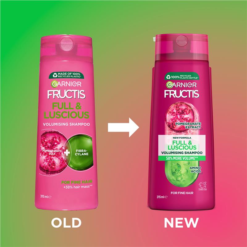 Dầu gội Garnier Fructis Full and Luscious 315ml 