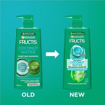 Garnier Fructis 椰子水洗发水 850ml 