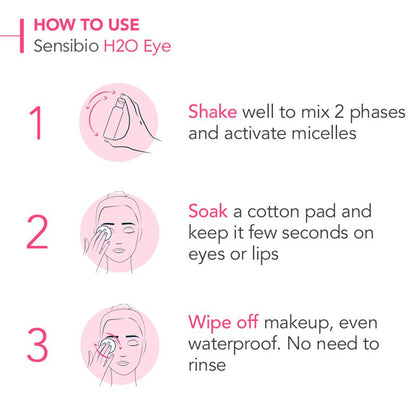 Bioderma Sensibio H2O Eye Biphasic Micellar Makeup Remover for Sensitive Skin 125ml