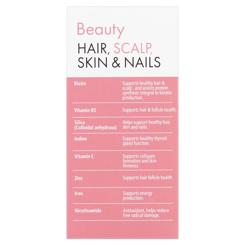 Nature's Way Beauty Hair Scalp Skin &amp; Nails 60 Viên 