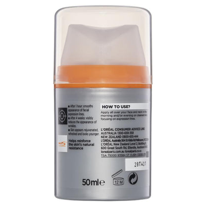 欧莱雅男士专业祛皱保湿霜 50ml 