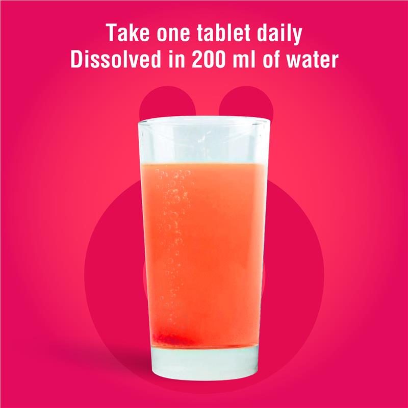 Voost Energy Raspberry Effervescent Tablets 20 Pack