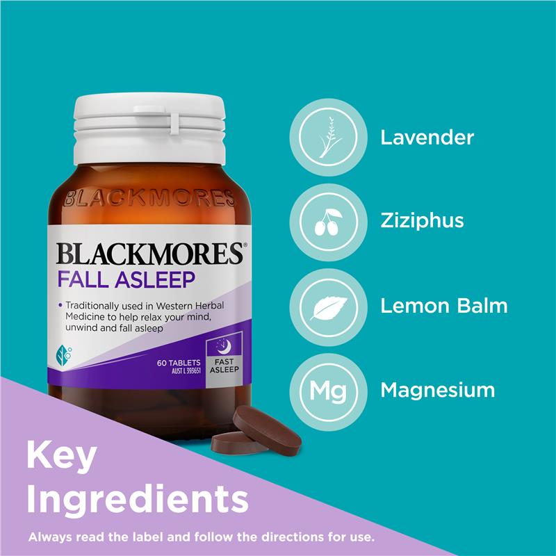 Blackmores Fall Asleep 60 Tablets