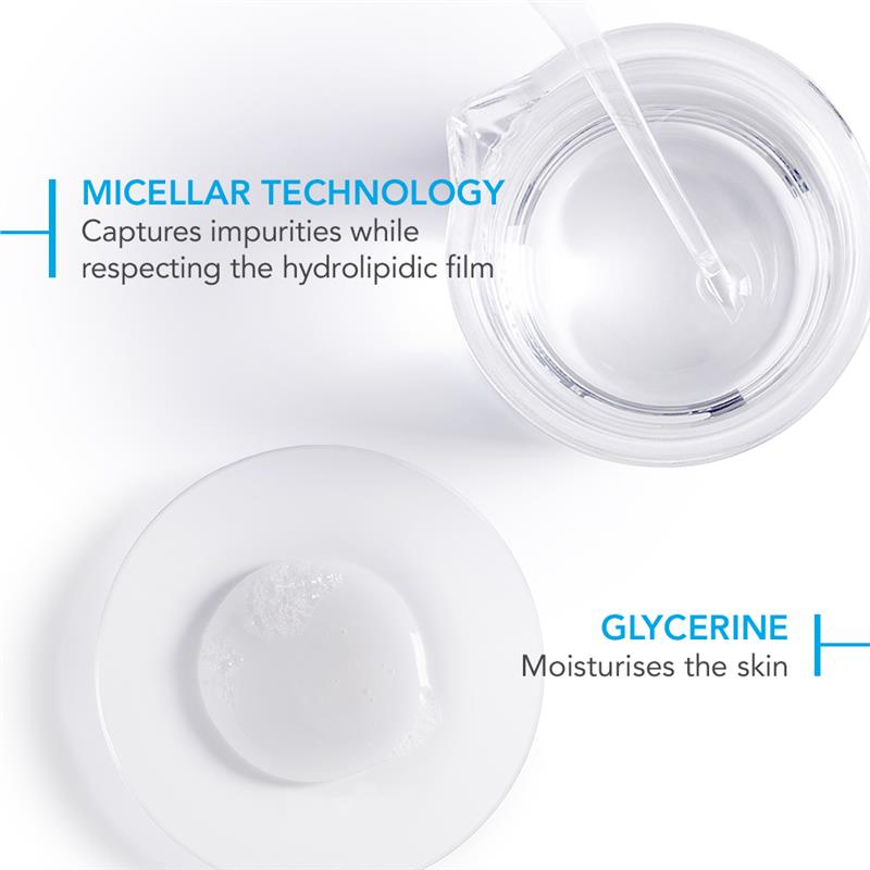 Bioderma Hydrabio H2O Hydrating Micellar Water Cleanser for Dehydrated Skin 100ml