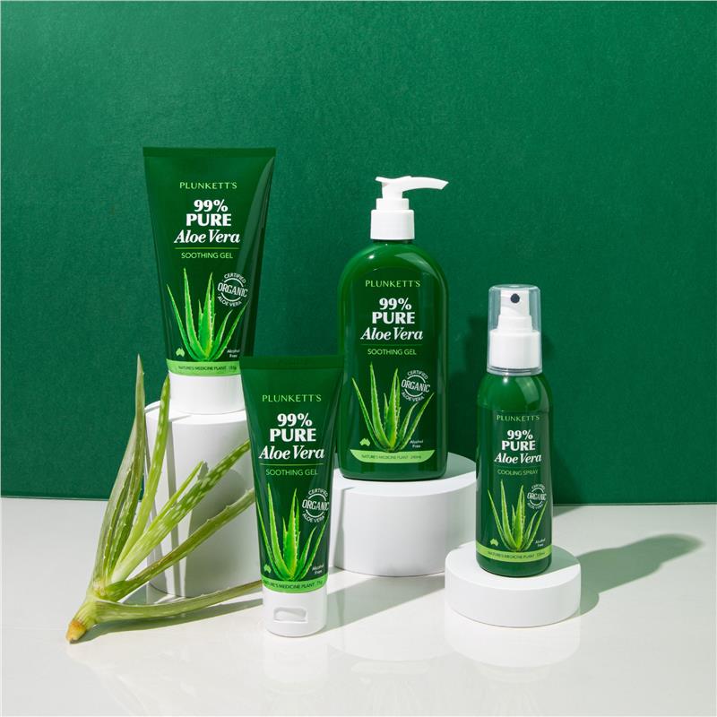 Plunketts 99% Pure Aloe Vera Soothing Gel 75g