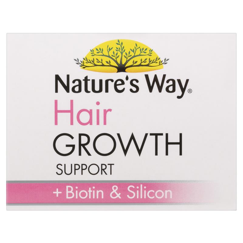 Nature's Way Hair Growth Support + Biotin & Silicon 30 Tablets