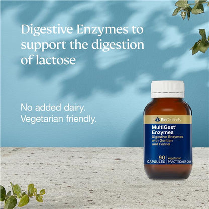 BioCeuticals MultiGest® 酶 90 粒胶囊