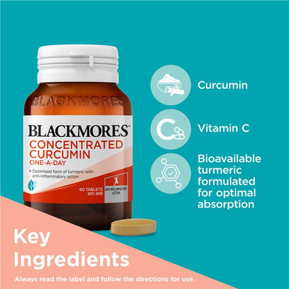 Blackmores Concentrated Curcumin One A Day 60 Tablets
