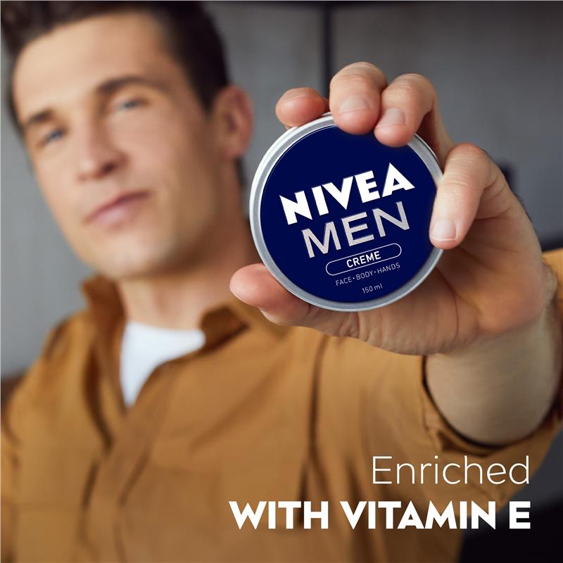 NIVEA MEN Crème Moisturiser Face Body Hands 150ml