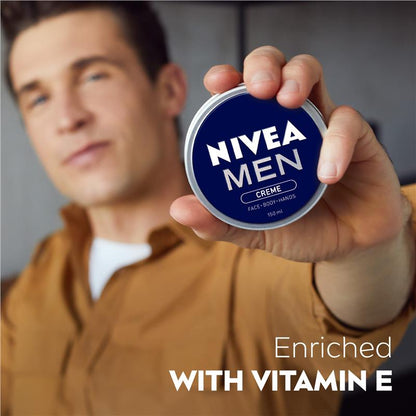 NIVEA MEN Crème Moisturiser Face Body Hands 150ml