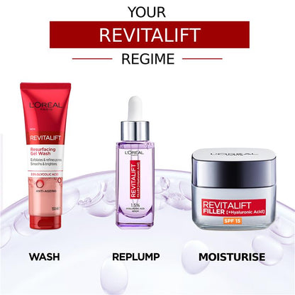 L'Oreal Paris Revitalift Resurfacing Glycolic Acid Gel Wash 150ml
